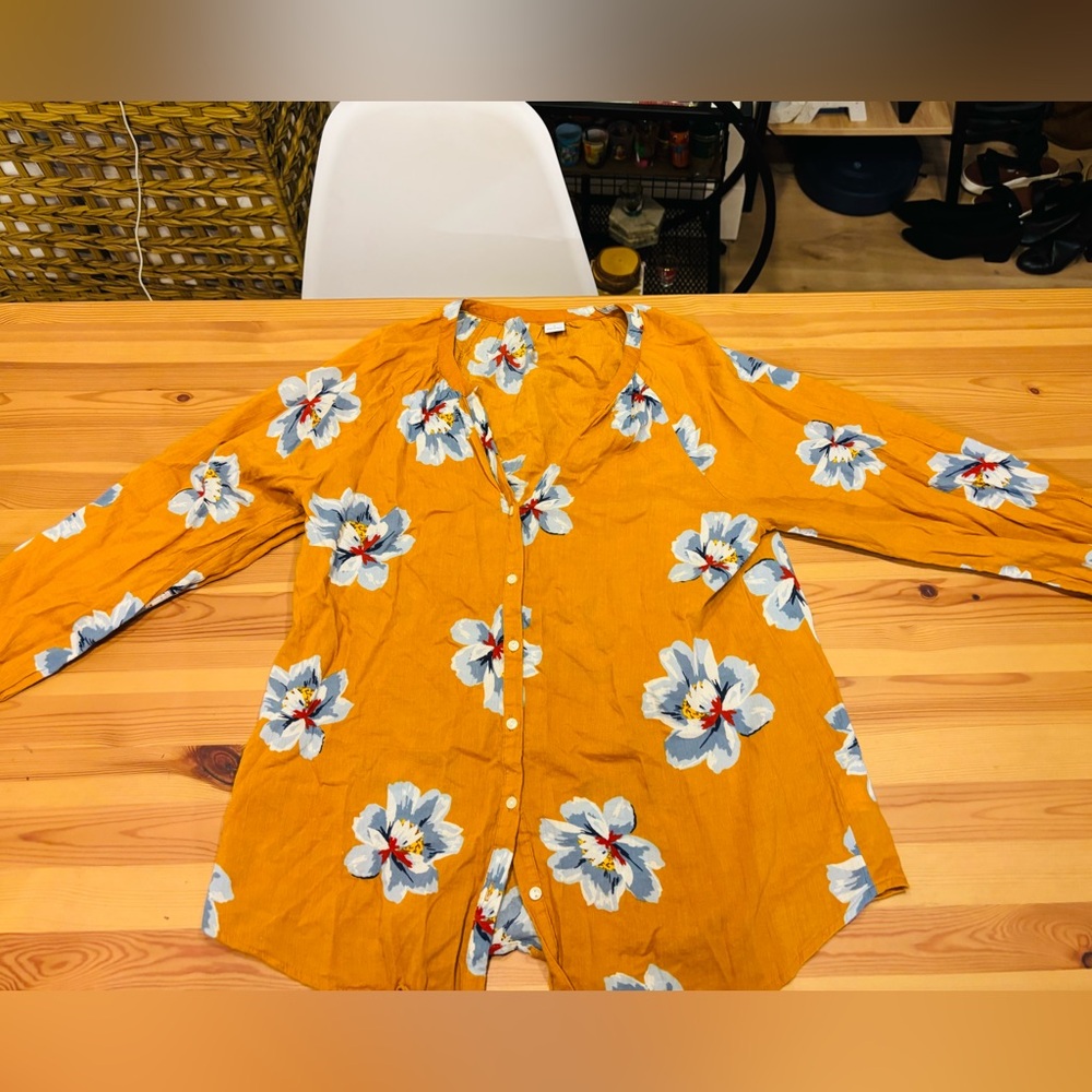 Floral Button-Up Shirt